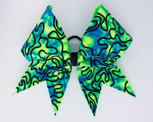 Limited Edition - Lime Velvet Squiggles